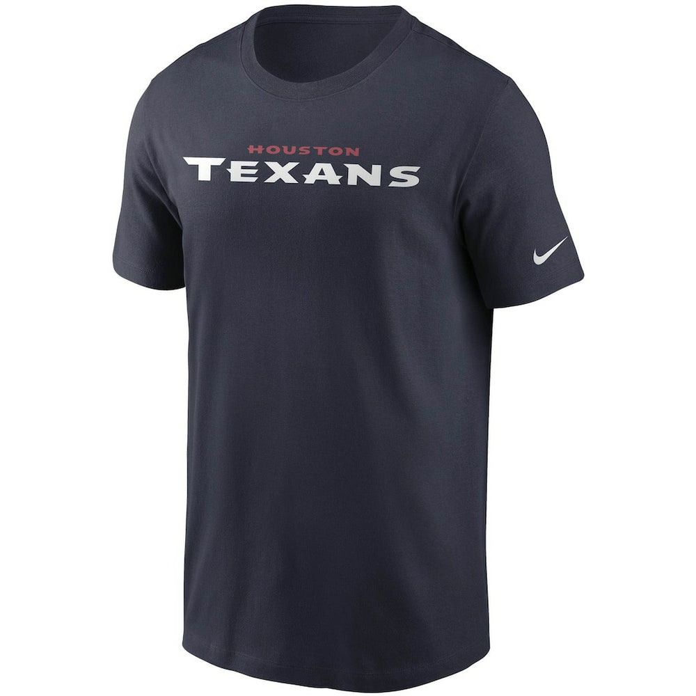 Houston Texans Team Wordmark T-Shirt Navy