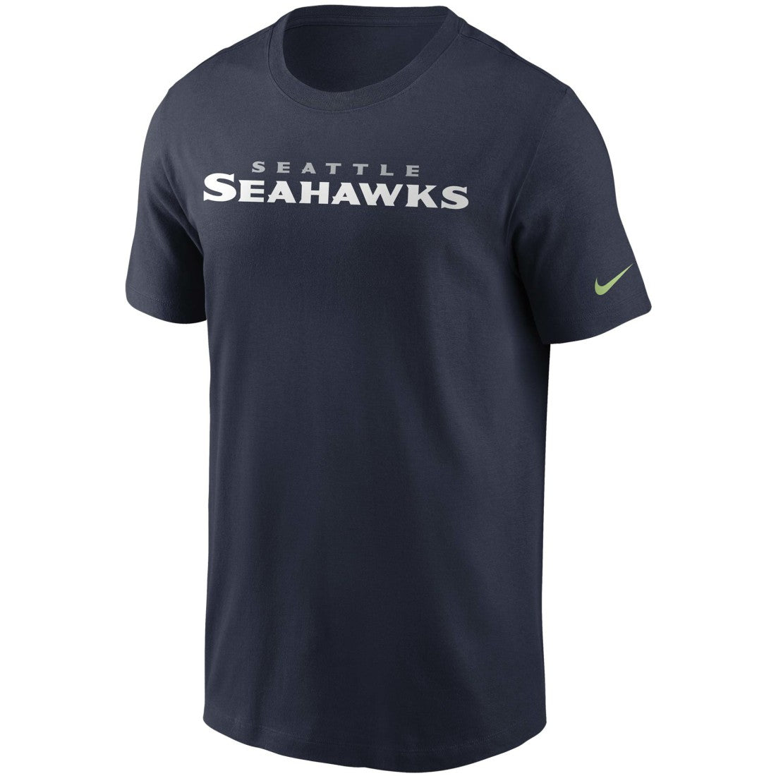 Seattle Seahawks Team Wordmark T-Shirt College Navy