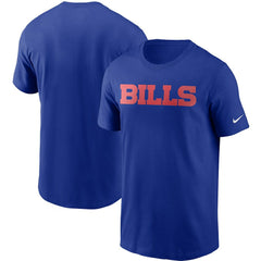 Buffalo Bills Team Wordmark T-Shirt Royal