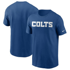 Indianapolis Colts Team Wordmark T-Shirt Royal
