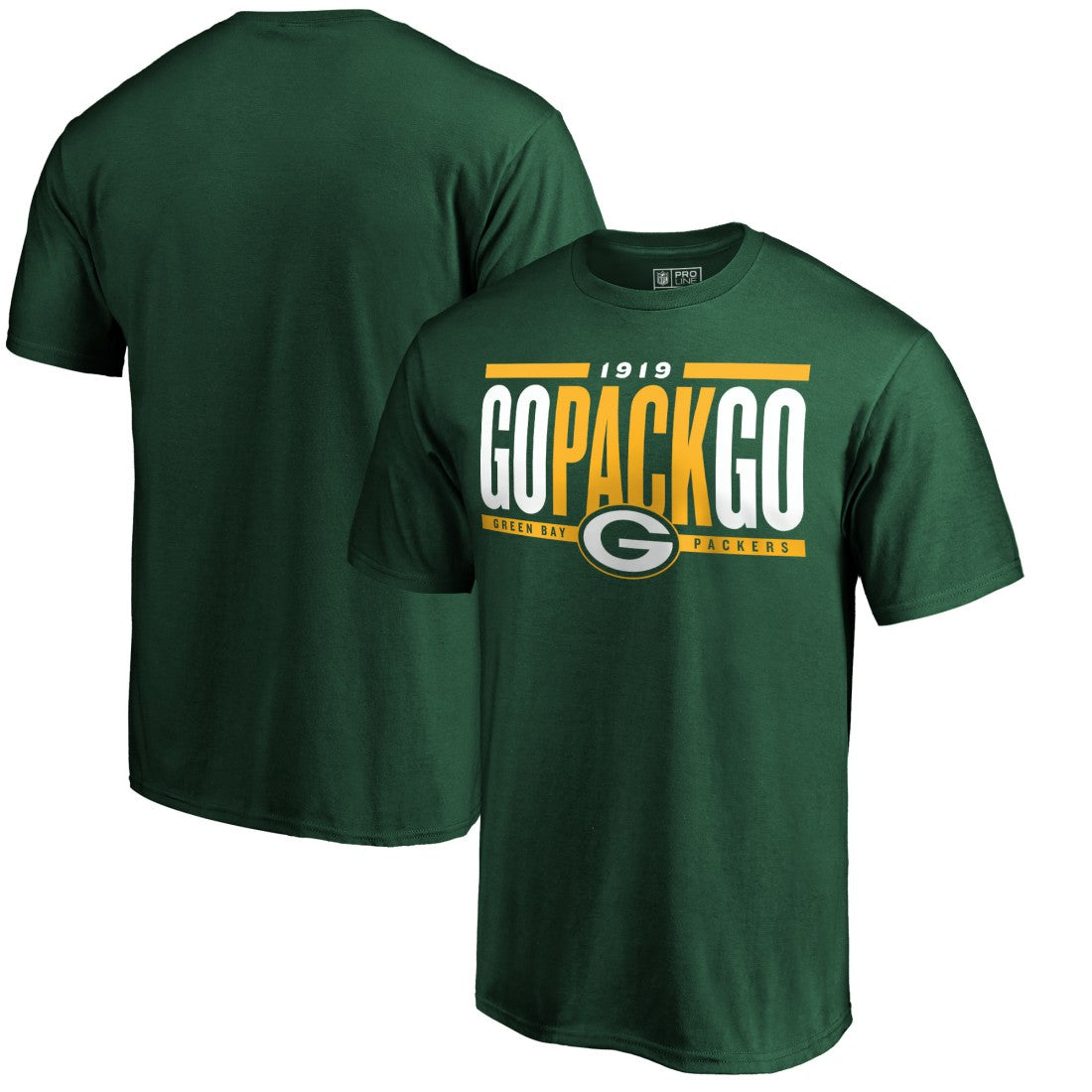 Green Bay Packers Hometown Refresh Go Pack Go T-Shirt Green