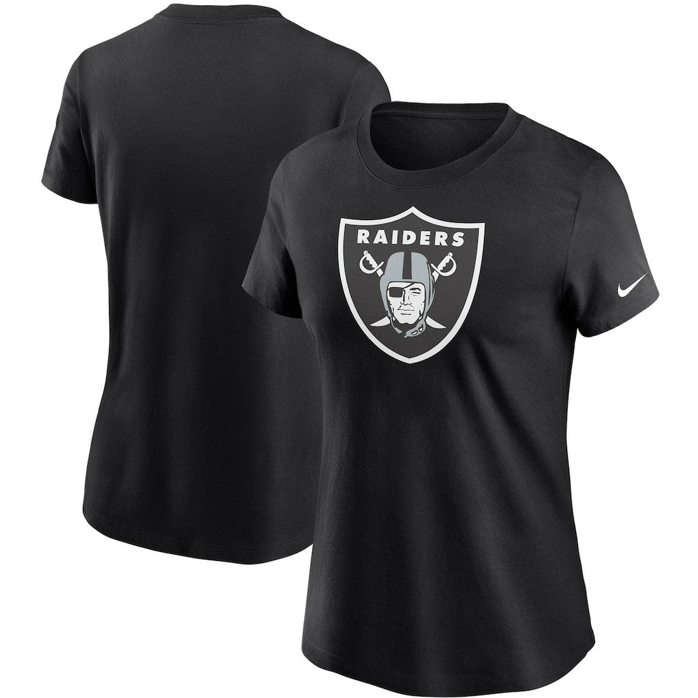 Las Vegas Raiders Women's Logo Essential T-Shirt Black