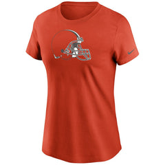 Cleveland Browns Women's Logo Essential T-Shirt Orange