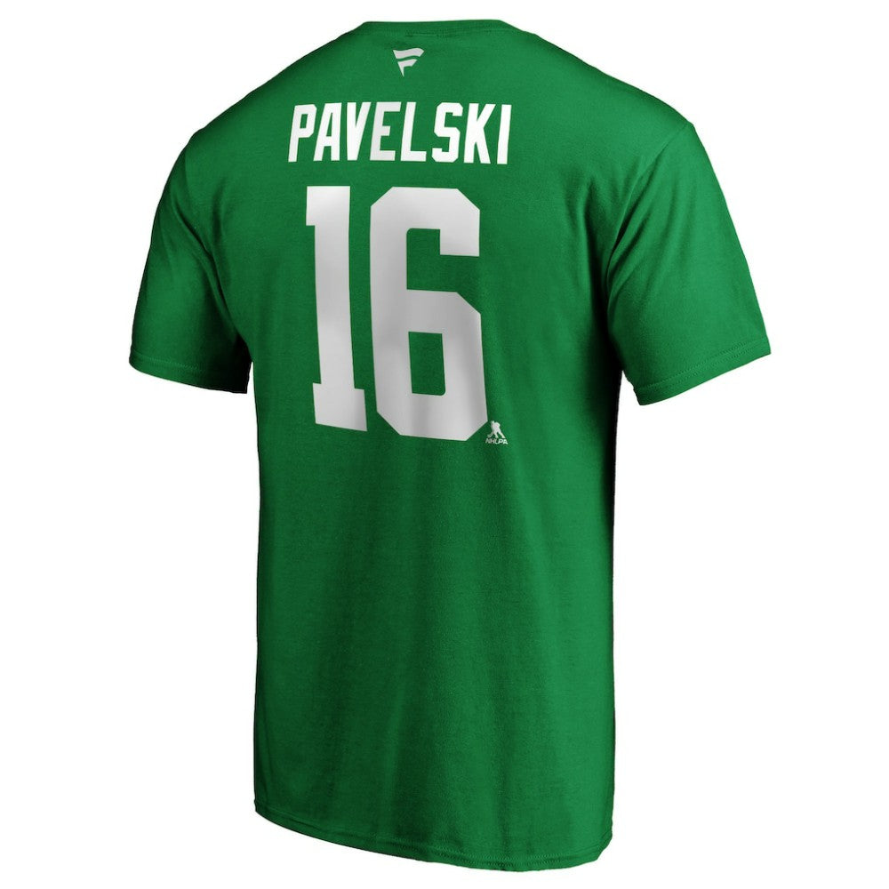 NHL Joe Pavelski Dallas Stars Fanatics Authentic Stack Player Name & Number T-Shirt - Kelly Green