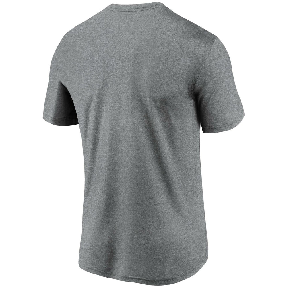 Tennessee Titans Logo Essential Legend Performance T-Shirt Heathered Charcoal