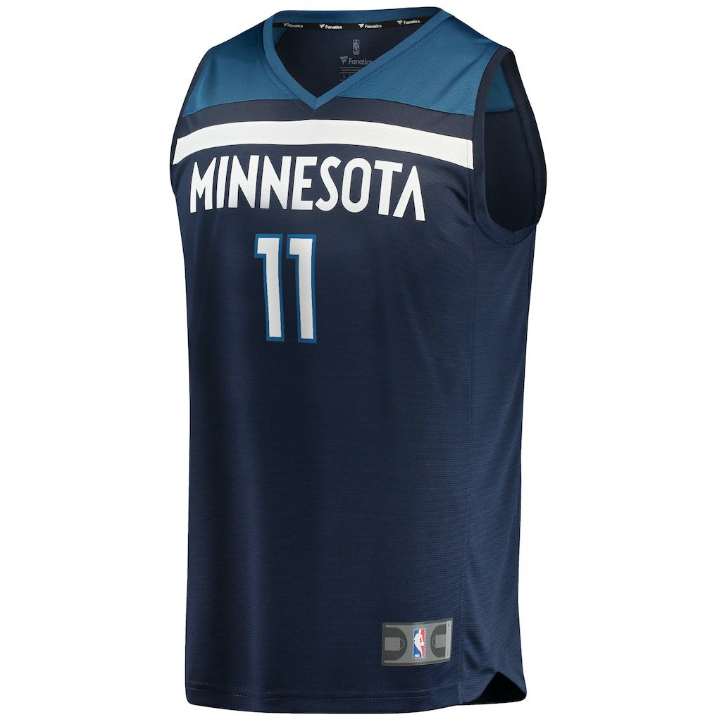 Naz Reid Minnesota Timberwolves Fast Break Replica Jersey Navy Icon Edition