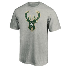 Giannis Antetokounmpo Milwaukee Bucks Playmaker Name & Number Team T-Shirt Heathered Gray