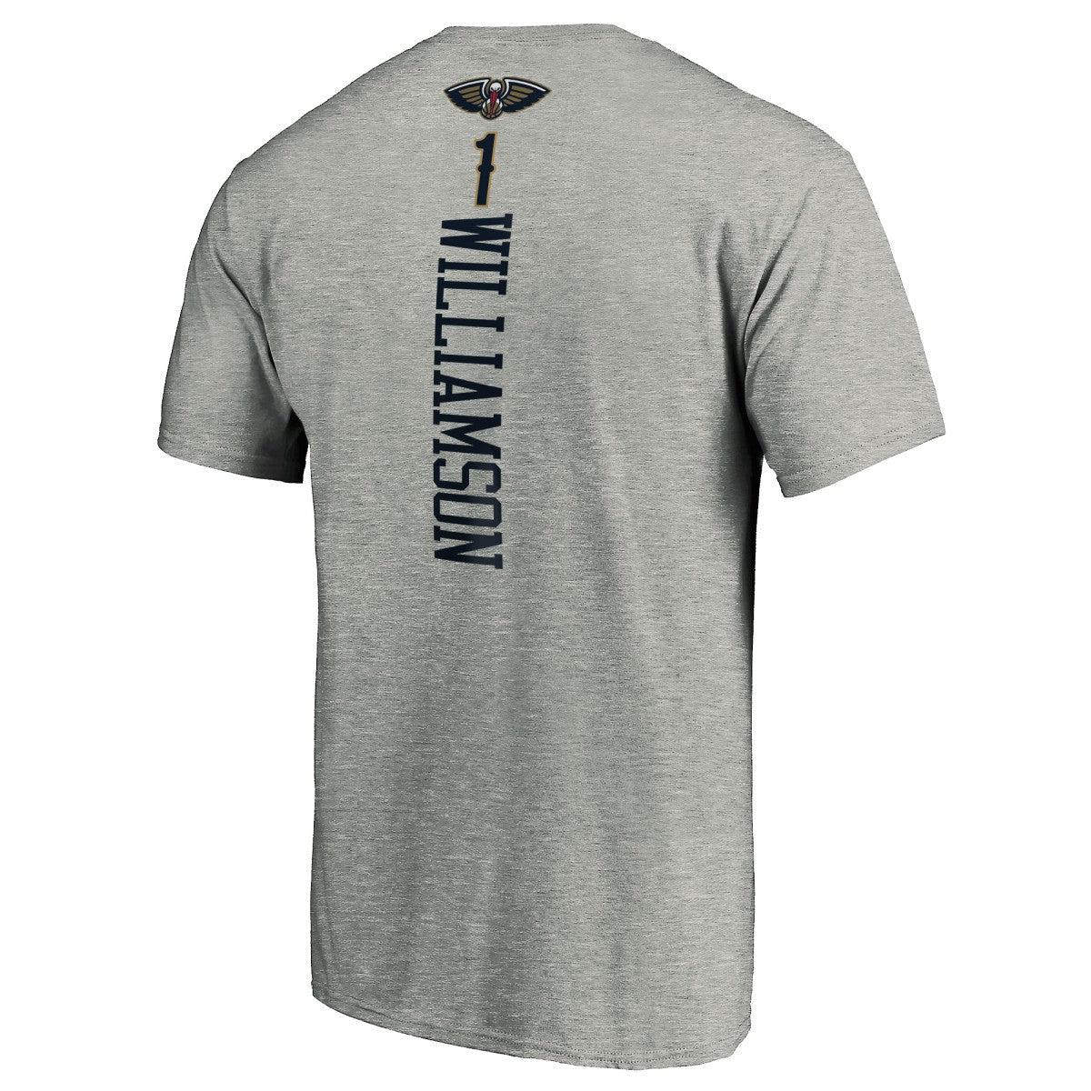 Zion Williamson New Orleans Pelicans Playmaker Name & Number Team T-Shirt Heathered Gray