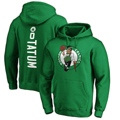 Jayson Tatum Boston Celtics Playmaker Name & Number Pullover Hoodie Kelly Green