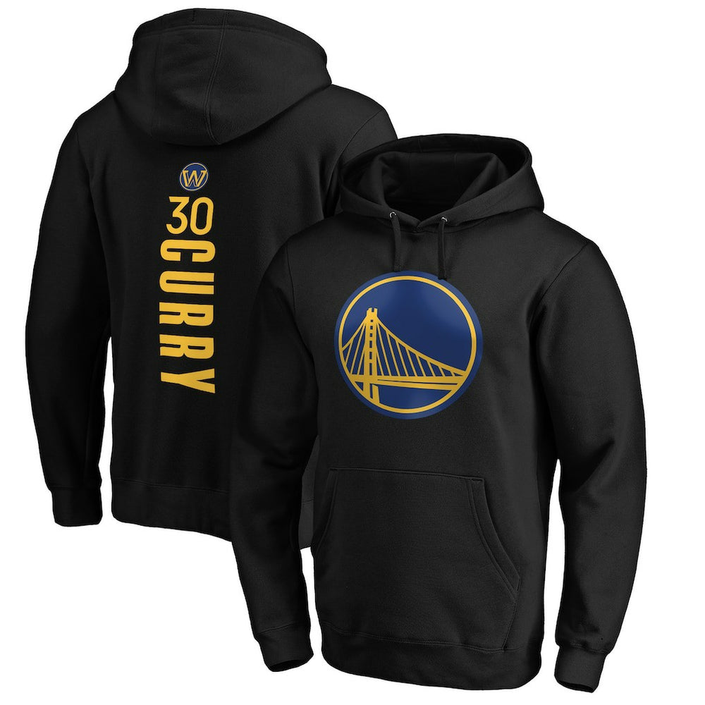 Stephen Curry Golden State Warriors Playmaker Name & Number Pullover Hoodie Black