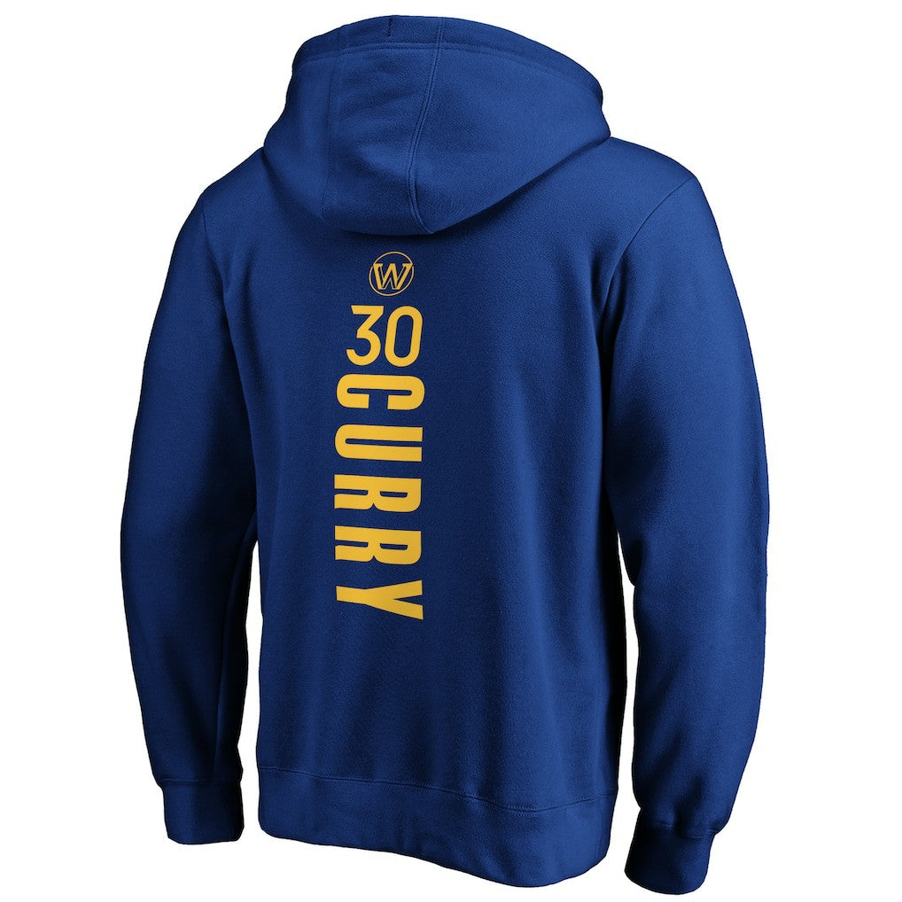Stephen Curry Golden State Warriors Playmaker Name & Number Pullover Hoodie Royal
