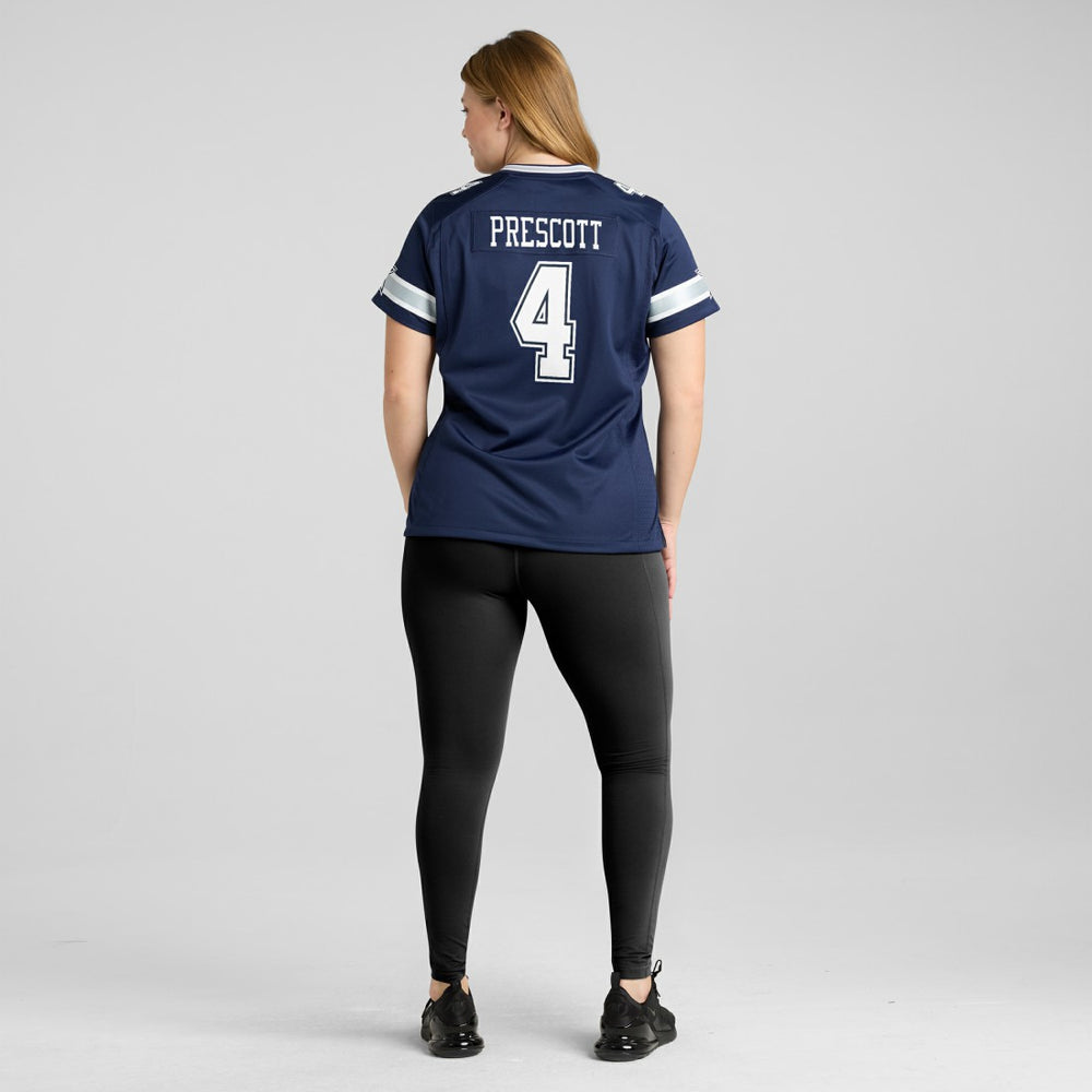Dak Prescott Dallas Cowboys Women's Game Team Jersey Navy
