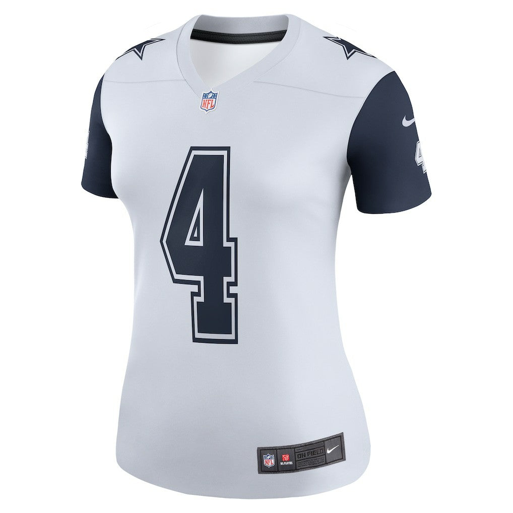 Dak Prescott Dallas Cowboys Women's Legend Player Performance Top White