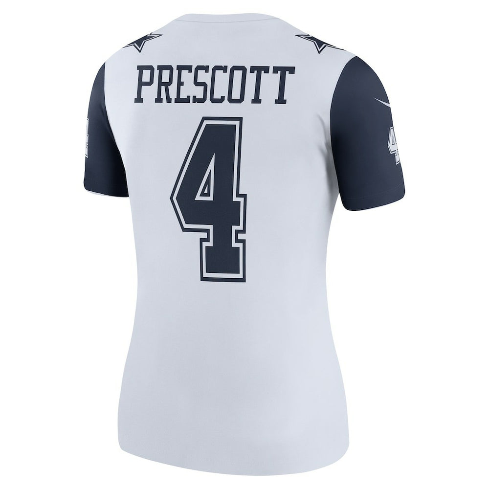 Dak Prescott Dallas Cowboys Women's Legend Player Performance Top White