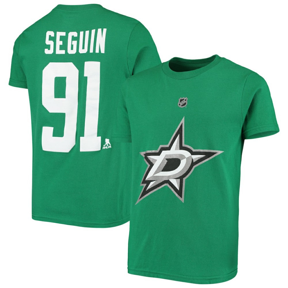 NHL Tyler Seguin Dallas Stars Youth Player Name & Number T-Shirt - Kelly Green