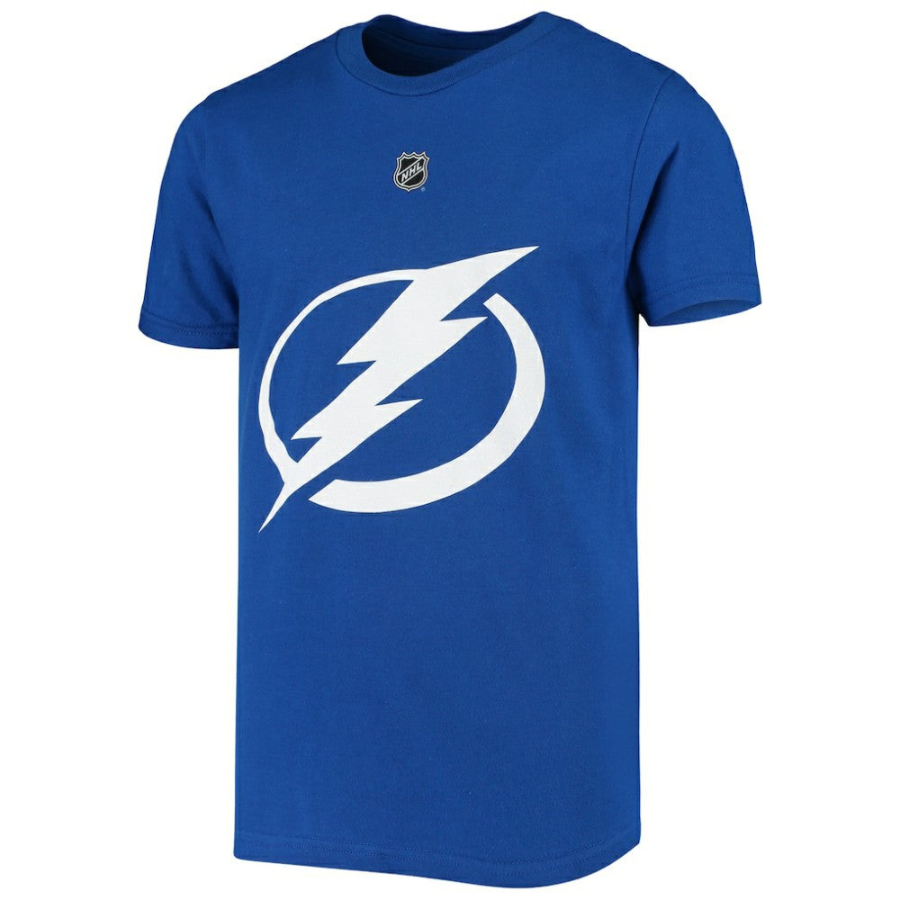 NHL Nikita Kucherov Tampa Bay Lightning Youth Player Name & Number T-Shirt - Royal