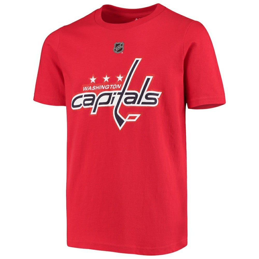 NHL TJ Oshie Washington Capitals Youth Player Name & Number T-Shirt - Red