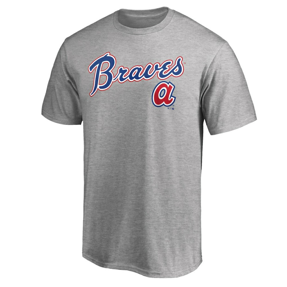 Atlanta Braves Cooperstown Wahconah T-Shirt - Heathered Gray T-shirts