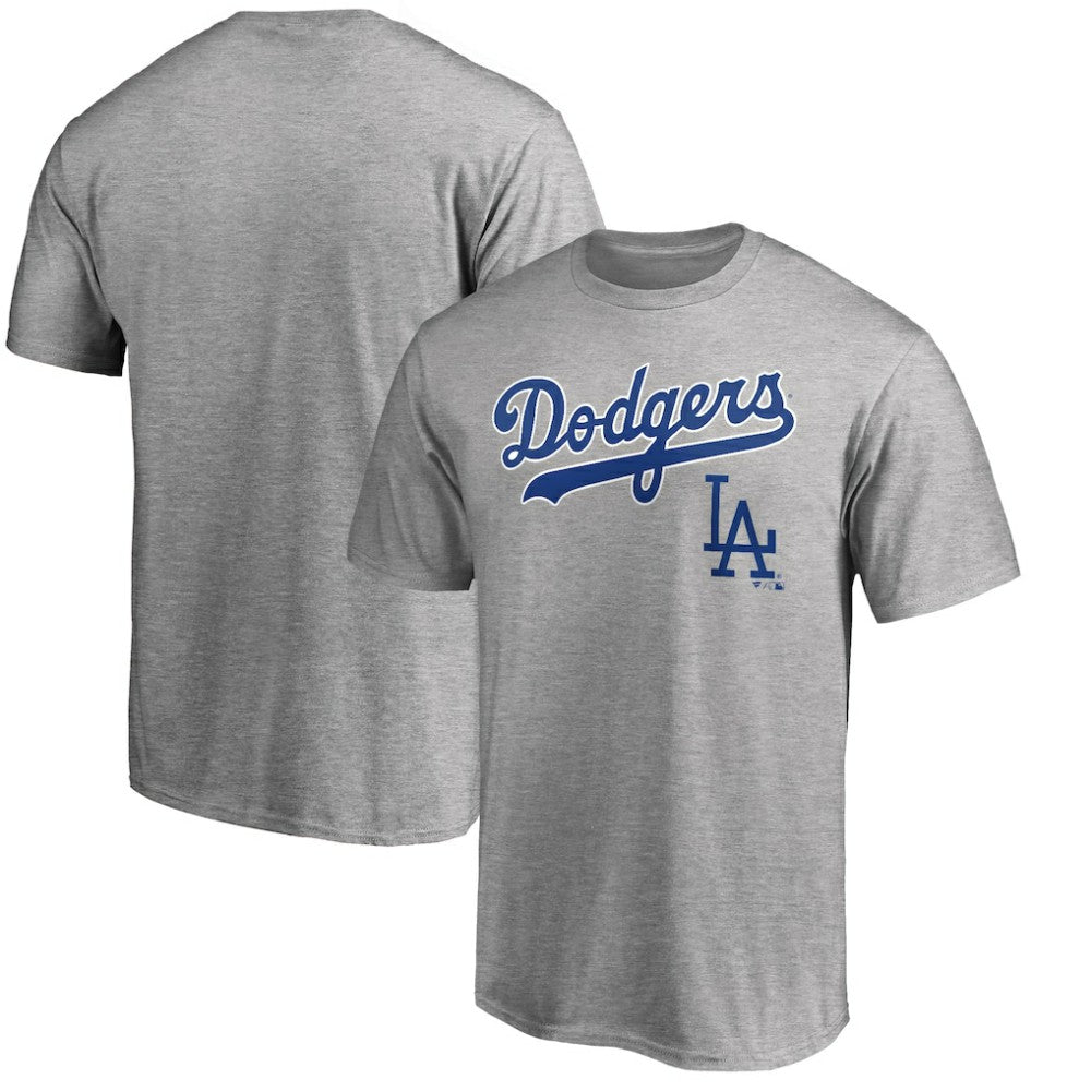 Los Angeles Dodgers Cooperstown Wahconah T-Shirt - Heathered Gray T-shirts