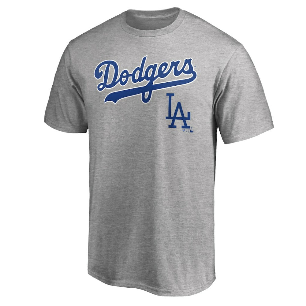 Los Angeles Dodgers Cooperstown Wahconah T-Shirt - Heathered Gray T-shirts
