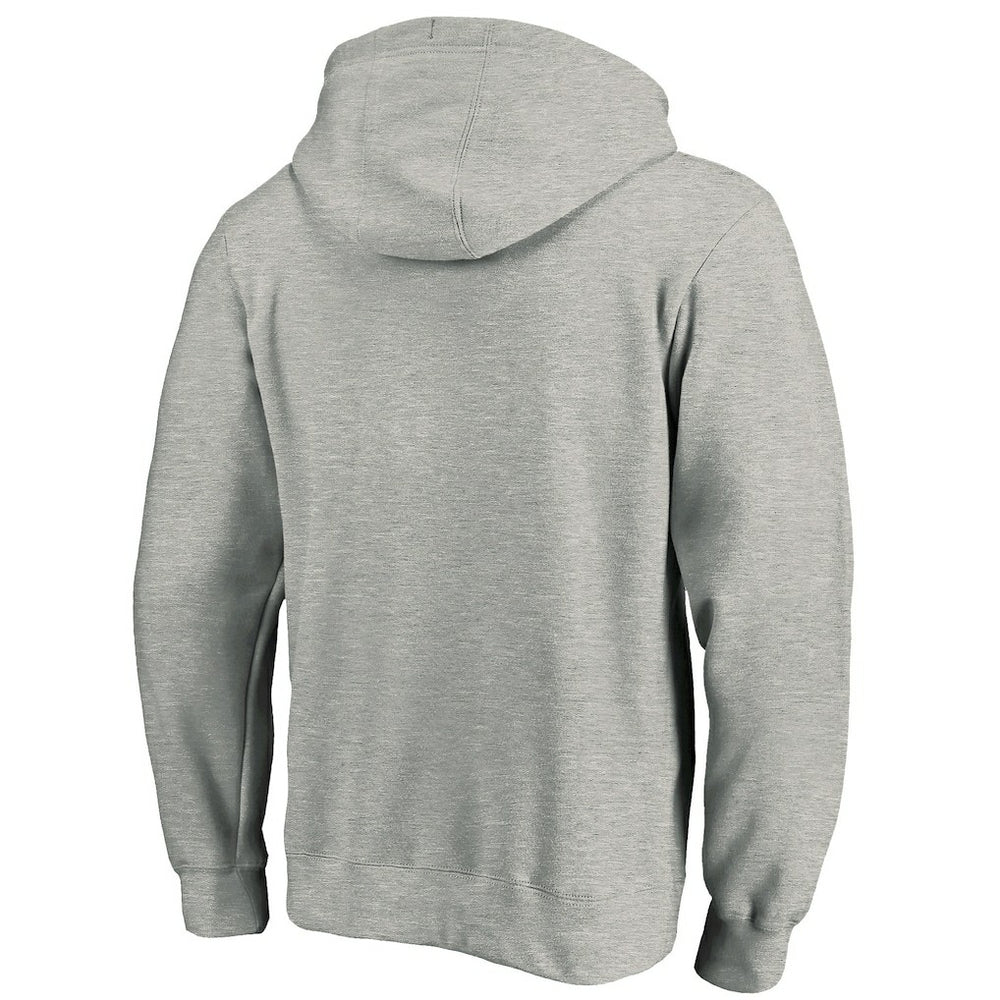 Dallas Mavericks Team Primary Logo Fitted Pullover Hoodie Heather Gray