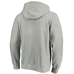 Dallas Mavericks Team Primary Logo Fitted Pullover Hoodie Heather Gray