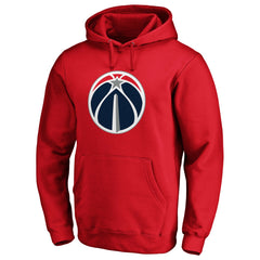 Washington Wizards Icon Primary Logo Fitted Pullover Hoodie Red