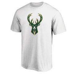 Milwaukee Bucks Primary Team Logo T-Shirt White