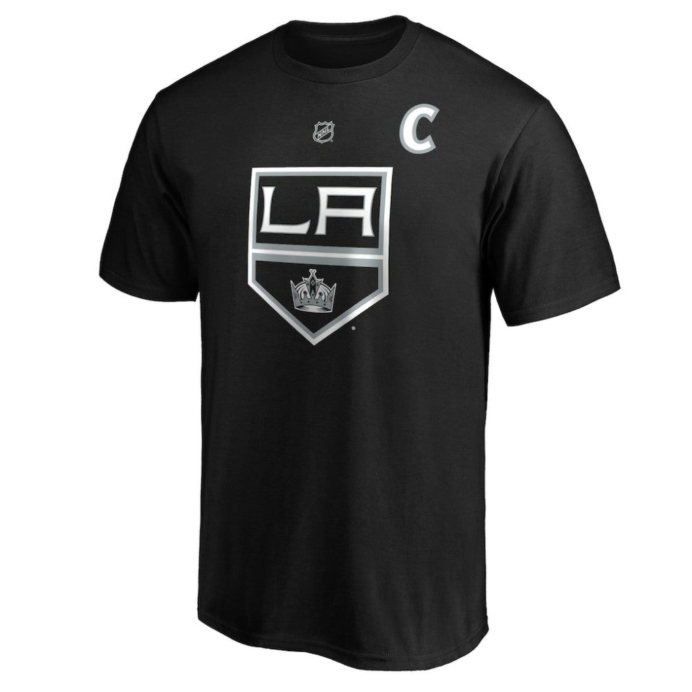 NHL Anze Kopitar Los Angeles Kings Fanatics Authentic Stack Player Name & Number T-Shirt - Black