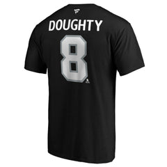 NHL Drew Doughty Los Angeles Kings Fanatics Authentic Stack Name & Number Team T-Shirt - Black