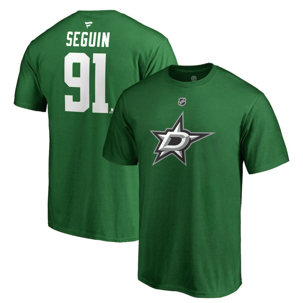 NHL Tyler Seguin Dallas Stars Fanatics Authentic Stack Player Name & Number T-Shirt - Kelly Green