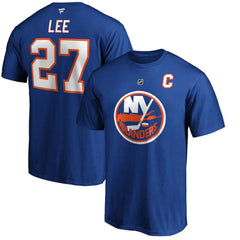 NHL Anders Lee New York Islanders Fanatics Authentic Stack Player Name & Number T-Shirt - Royal