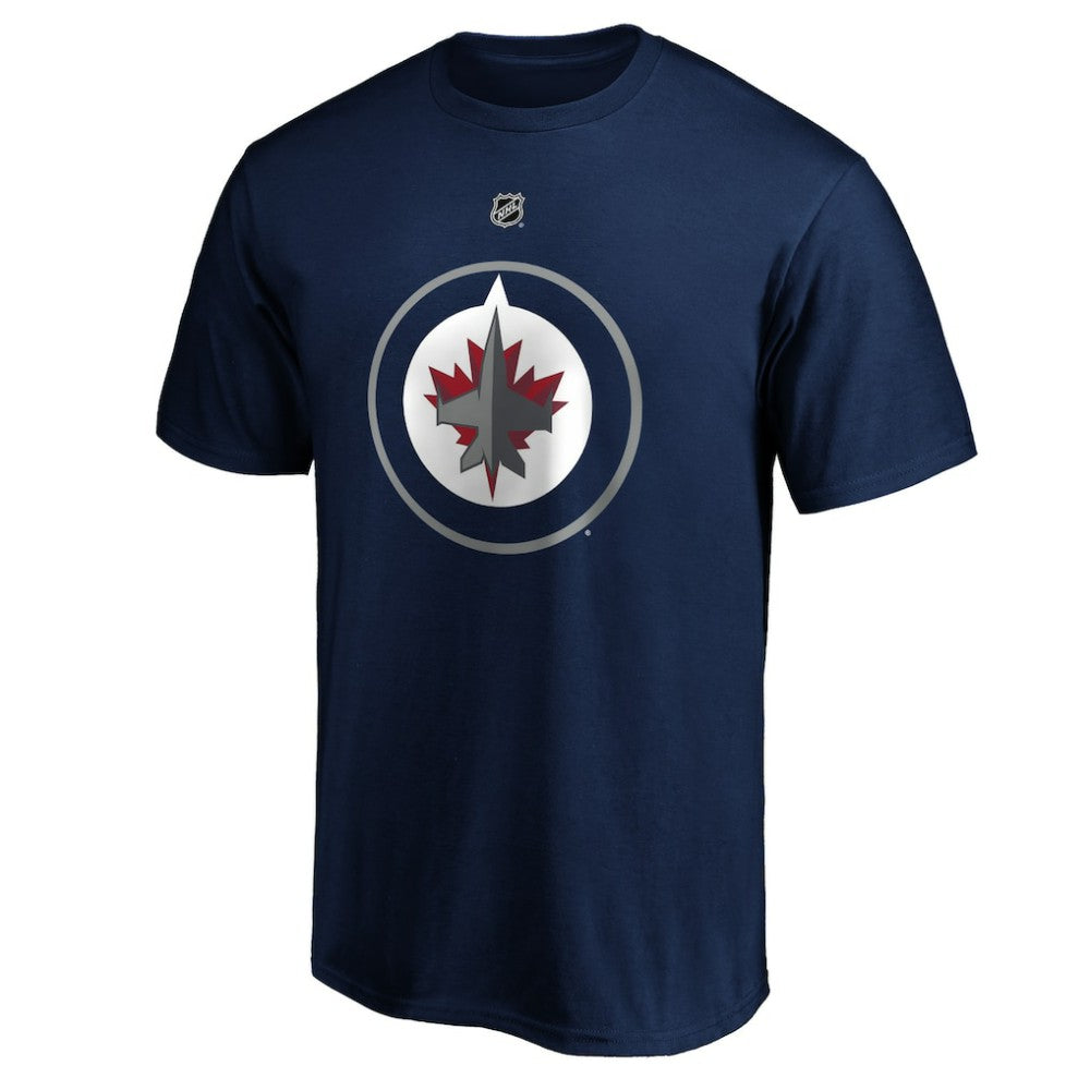 NHL Mark Scheifele Winnipeg Jets Fanatics Authentic Stack Name & Number Team T-Shirt - Navy