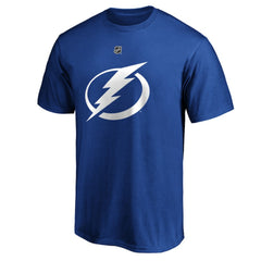 NHL Nikita Kucherov Tampa Bay Lightning Fanatics Authentic Stack Player Name & Number T-Shirt - Blue