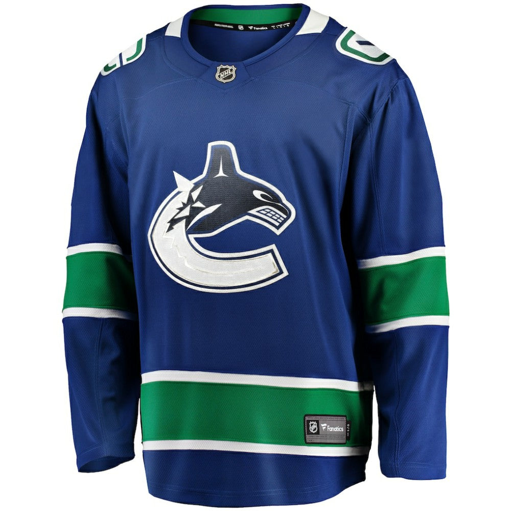 NHL Vancouver Canucks Fanatics Home Team Breakaway Jersey - Blue