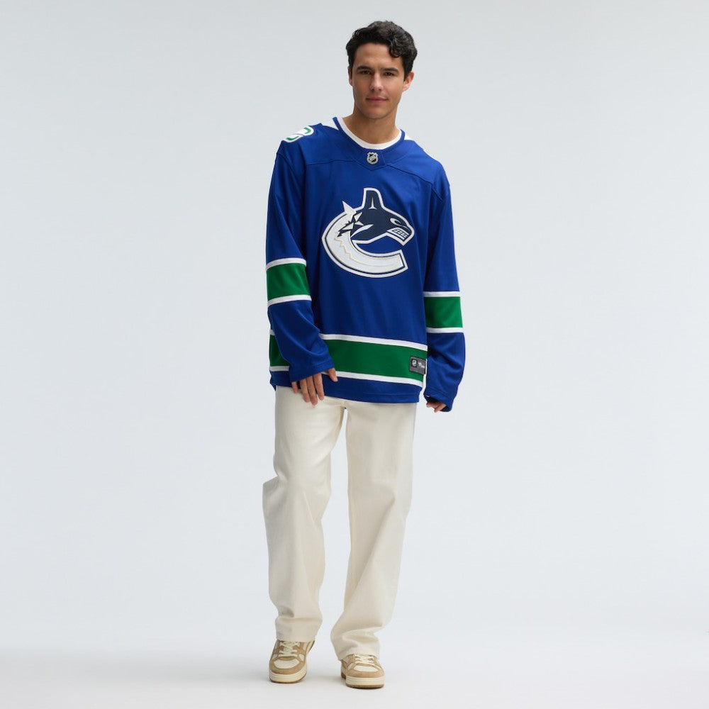 NHL Vancouver Canucks Fanatics Home Team Breakaway Jersey - Blue