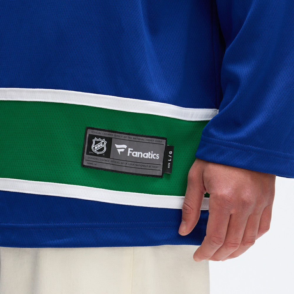 NHL Vancouver Canucks Fanatics Home Team Breakaway Jersey - Blue