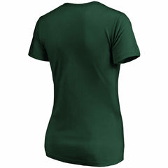 Green Bay Packers Women's Primary Logo V-Neck T-Shirt Green