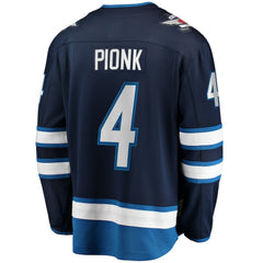 NHL Neal Pionk Winnipeg Jets Fanatics Home Breakaway Player Jersey - Navy