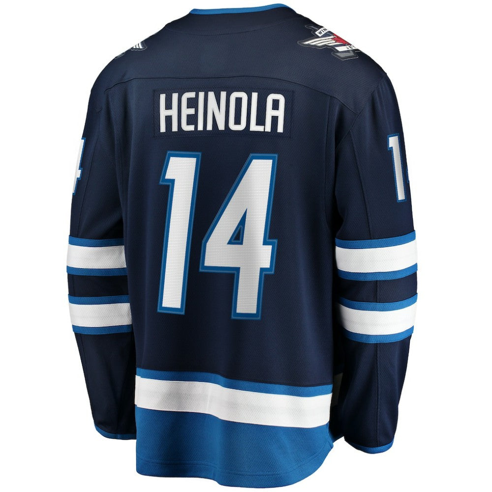 NHL Ville Heinola Winnipeg Jets Fanatics Home Breakaway Player Jersey - Navy