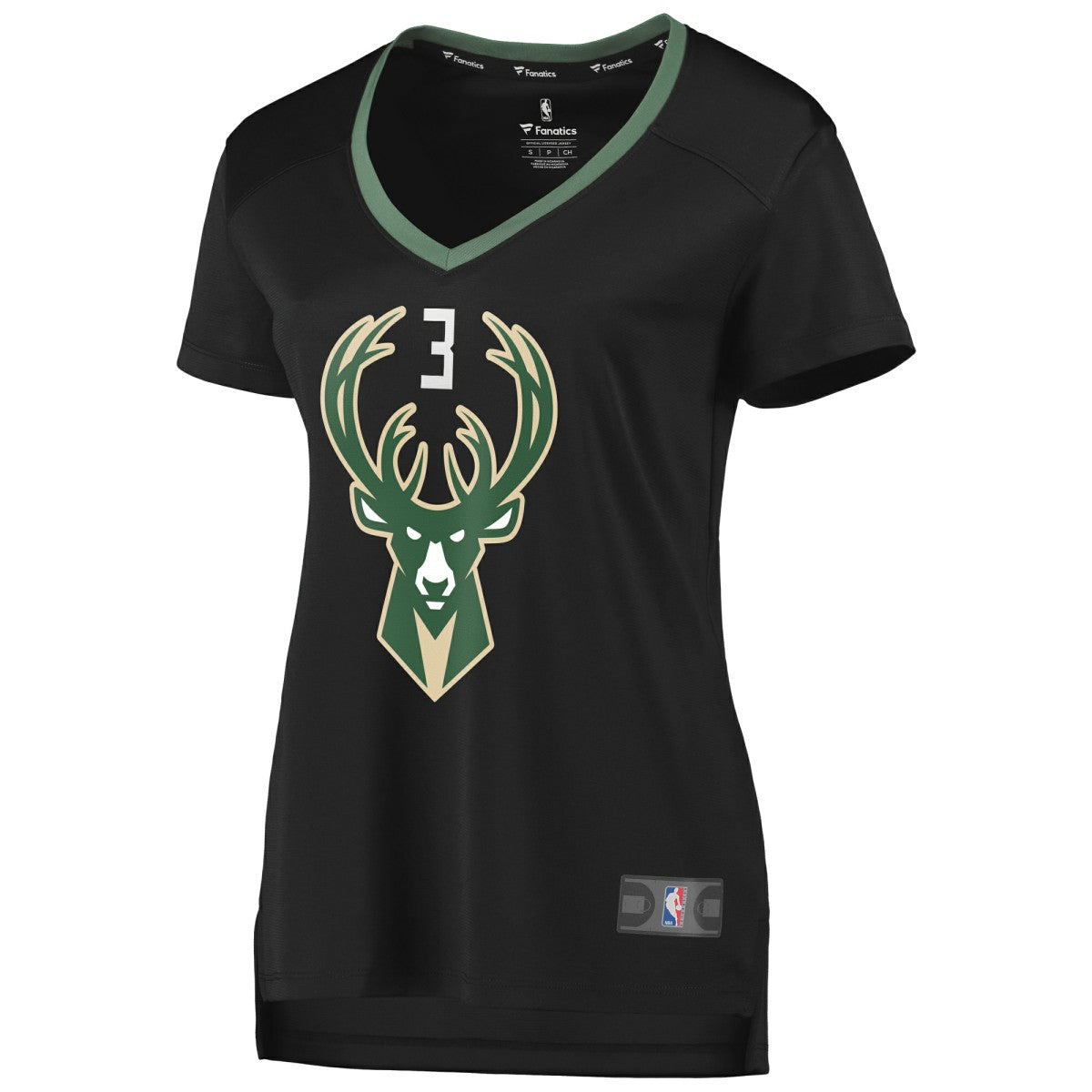George Hill Milwaukee Bucks Women's Fast Break Replica Player Jersey Statement Edition Black