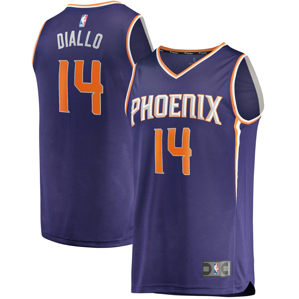 Cheick Diallo Phoenix Suns Youth Fast Break Replica Player Jersey Icon Edition Purple