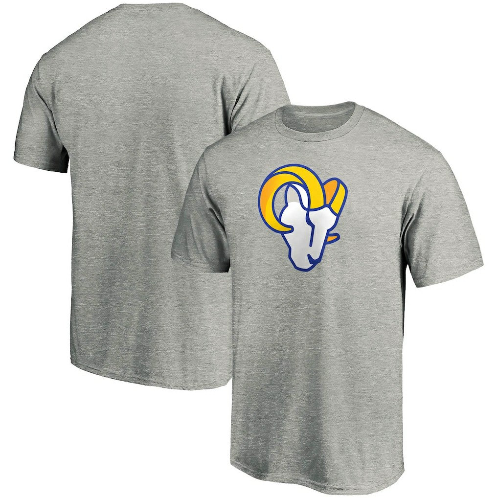 Los Angeles Rams Primary Logo T-Shirt Heather Gray