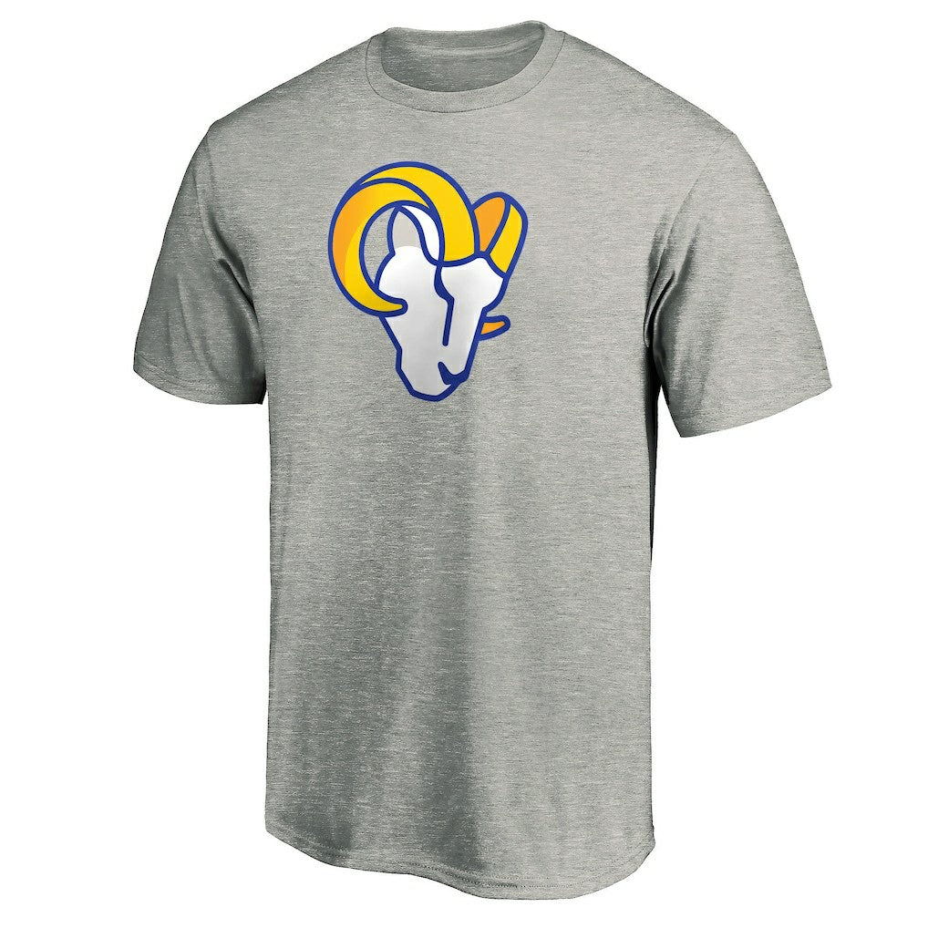 Los Angeles Rams Primary Logo T-Shirt Heather Gray