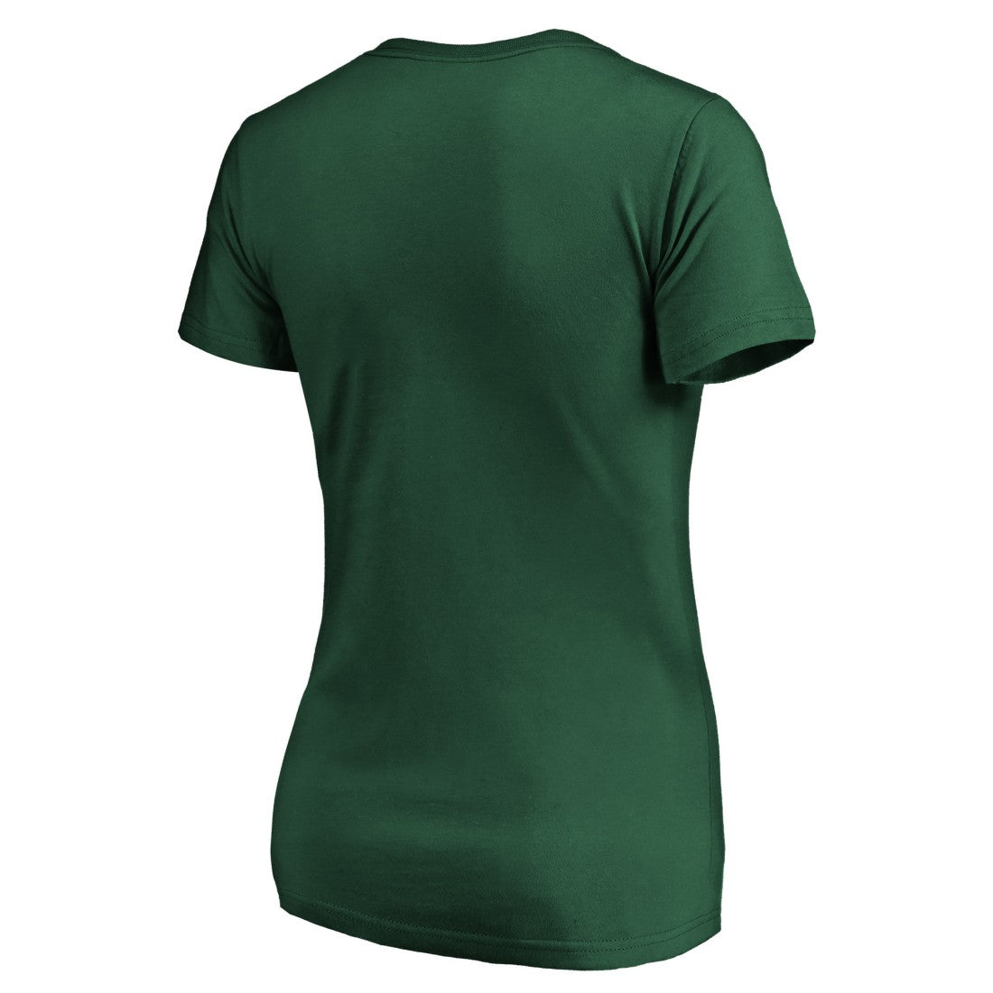Green Bay Packers Women's Team Iconic Script State V-Neck T-Shirt Green