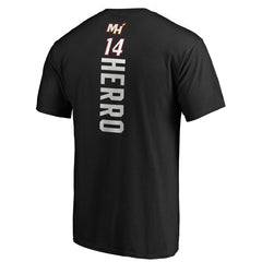 Tyler Herro Miami Heat Playmaker Name & Number T-Shirt Black