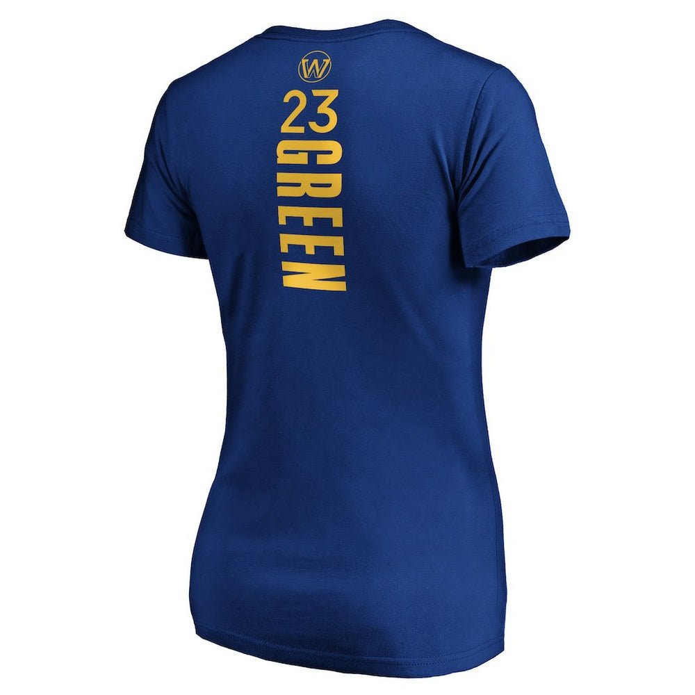 Draymond Green Golden State Warriors Women's Playmaker Name & Number T-Shirt Royal