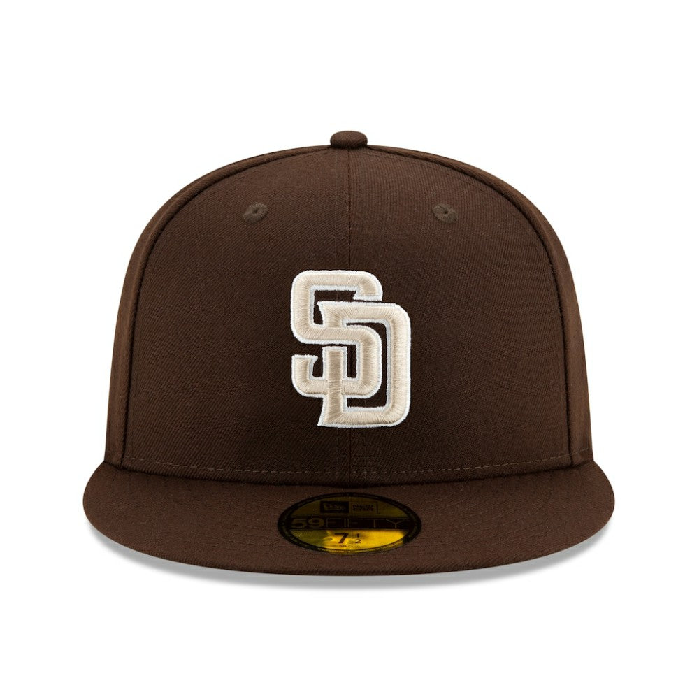 San Diego Padres New Era Alternate Authentic Collection On-Field 59FIFTY Fitted Hat - Brown Hats