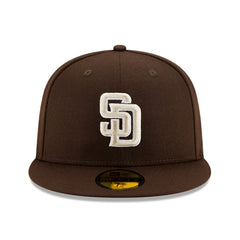 San Diego Padres New Era Alternate Authentic Collection On-Field 59FIFTY Fitted Hat - Brown Hats