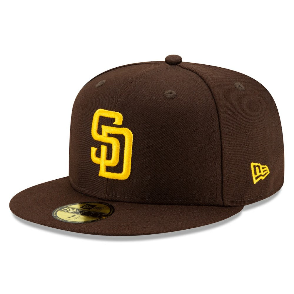 San Diego Padres New Era Authentic Collection On-Field 59FIFTY Fitted Hat - Brown Hats